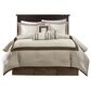 Hampton Park Genevieve 7-Piece King Comforter Set in Taupe and Brown, , large
