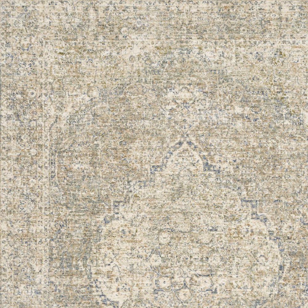 Loloi Revere REV-08 2&#39;6&quot; x 16&#39; Granite and Blue Runner, , large