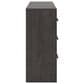 Ashley Prendonea 6-Drawer Dresser in Dark Charcoal, , large