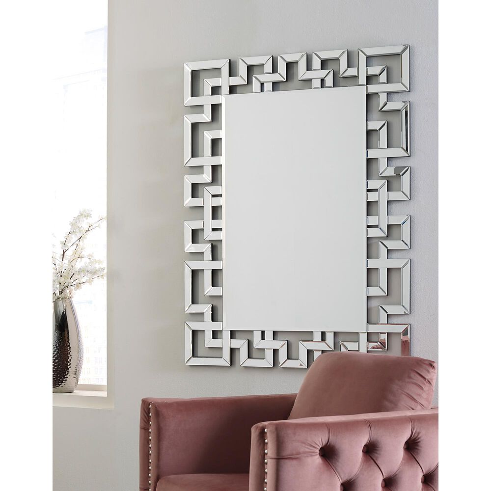 Ashley Jasna Accent Mirror in Silver, , large