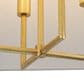 Visual Comfort Studio Lille 20" 4-Light Pendant Light in Gild with Faux Raw Silk Shade, , large