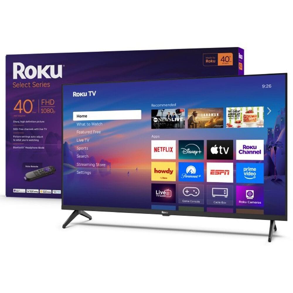 Roku 40" Class Select Series FHD LED in Black - Smart TV, , large