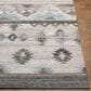 Surya Alyssa 2" x 3" Ivory, White, Black, Brown and Blue Area Rug, , large
