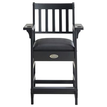 Imperial International Billiards Spectator Barstool with Accessories Drawer in Black, , large