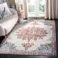 Safavieh Aria Oriental 4" x 6" Ivory and Navy Area Rug, , large