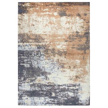 Rizzy Gossamer Rust, Grey, Ivory, Beige, Brown, Orange, and Periwinkle 8" x 10" Area Rug, , large