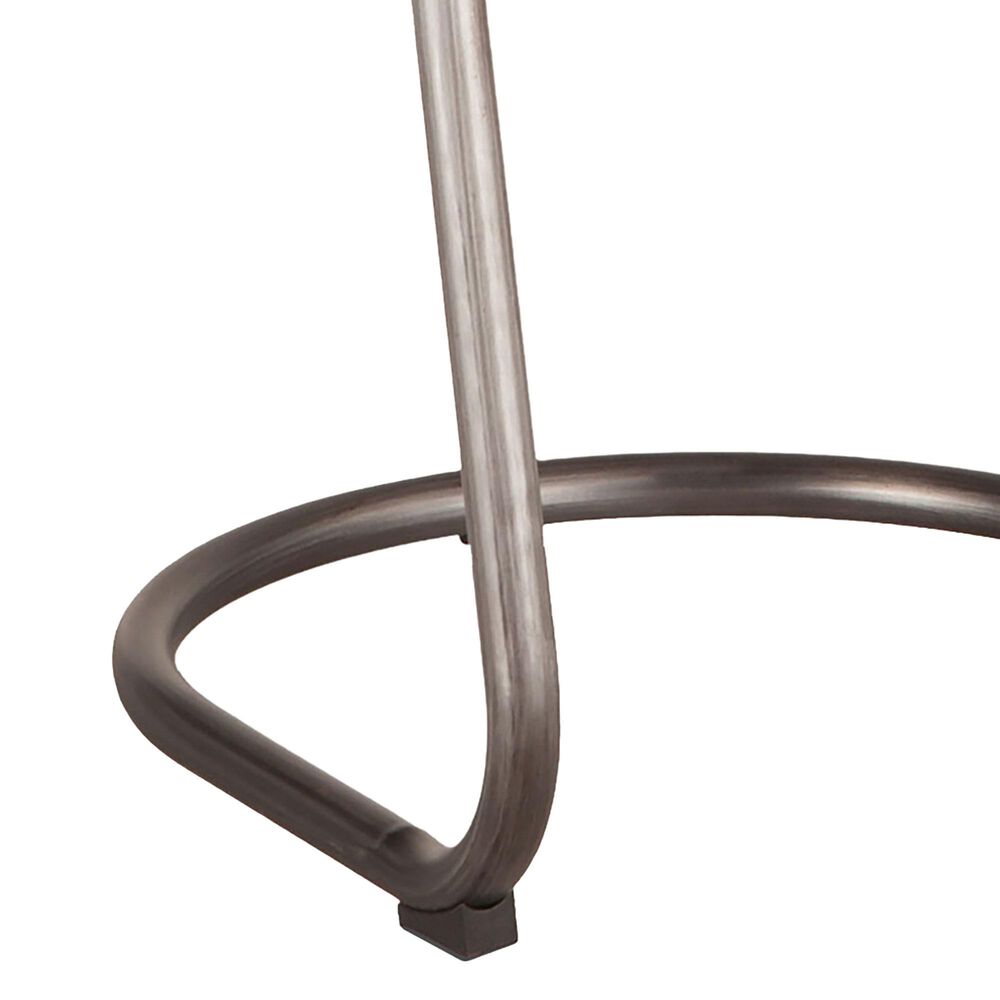 Home Trends &amp; Design Portofino Dining Arm Chair in Brushed Nickel, , large