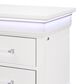 Global Furniture USA Charlie 2-Drawer Nightstand in White, , large