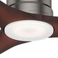 Hunter Piston 52" Outdoor Ceiling Fan with LED Light in Brushed Slate, , large