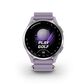 Garmin Approach J1 43mm Junior Golf GPS Smartwatch in Silver Aluminum Bezel with Lilac ComfortFit Fabric Band, , large