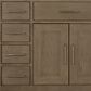 Lexora Home Abbey 48" Single Bathroom Vanity in Grey Oak with 2 cm White Cultured Marble Top and Rectangular Sink, , large