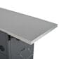 Hearth and Haven Outdoor Kitchen Island Cart with Dual Expandable Stainless Steel Tabletops in Gray, , large