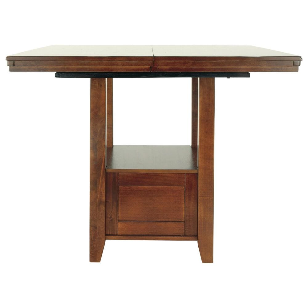 Ashley Ralene 5-Piece Counter Height Dining Set in Medium Brown, , large