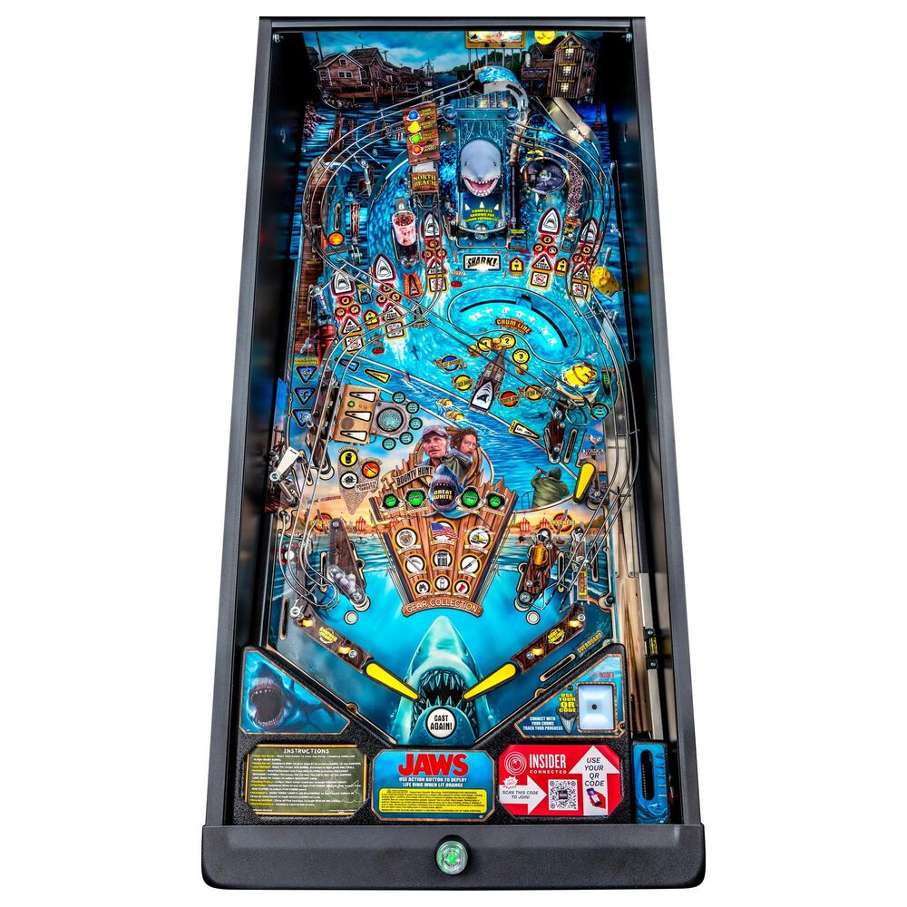 Stern Pinball Jaws Pro Edition Pinball Machine, , large