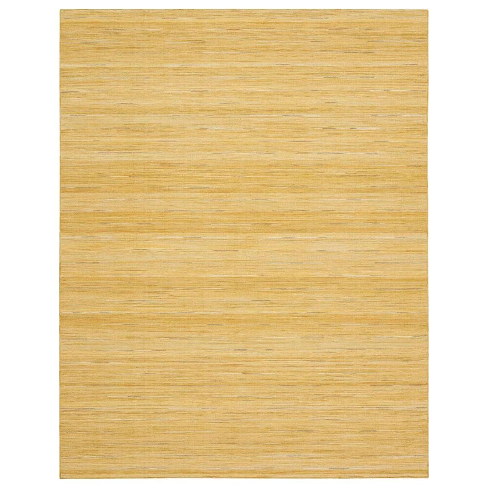 Nourison Interweave 9" x 12" Yellow Area Rug, , large