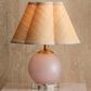 Jamie Young Nola Blown Glass Table Lamp with Raffia Shade in Pink, , large