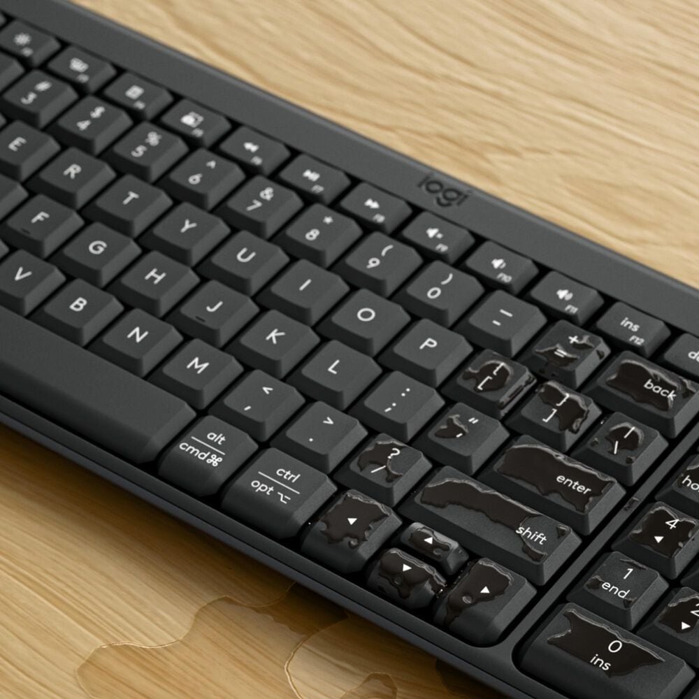 Logitech MK250 Compact Bluetooth Wireless Keyboard and Mouse Combo in Graphite, , large