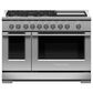 Fisher & Paykel 48" Freestanding Liquid Propan Gas Range with 5 Burners and Griddle in Stainless Steel, , large
