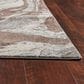 Kas Oriental Rugs Illusions Flow 3"3" x 4"11" Mocha Area Rug, , large