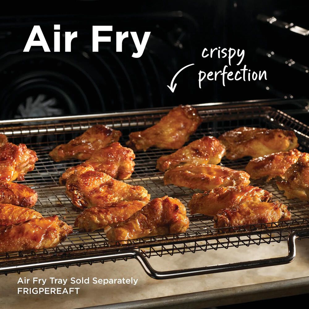Frigidaire 30" Slide-In Front Control Electric Range with Air Fry in Stainless Steel, , large