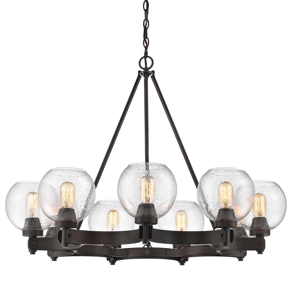 Golden Lighting Galveston 9-Light Chandelier in Rubbed Bronze, , large