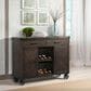 Mayberry Hill Colorado 2-Drawer Server in Charcoal and Black, , large