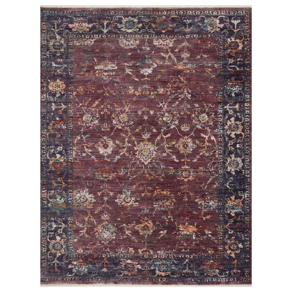 Loloi Giada GIA-02 5" x 7"10" Grape Area Rug, , large