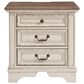 Ashley Realyn 5-Piece Queen Panel Bed Set in Chipped White, , large
