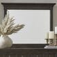 Belle Furnishings Paradise Valley Landscape Mirror in Saddle Brown, , large