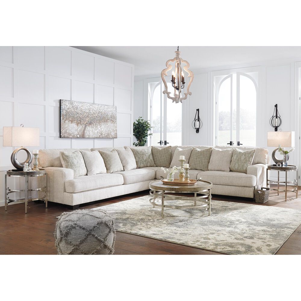 Signature Design by Ashley Rawcliffe 3-Piece Reversible L-Shaped Sectional in Parchment, , large