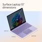 Microsoft Surface Copilot+ PC 13" Touchscreen Laptop - Qualcomm Snapdragon X Plus - 16GB RAM - 512GB UFS - Windows 11 Home - Violet - Device Only - (Latest Model), , large