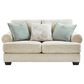 Ashley Monaghan Stationary Loveseat in Sandstone, , large