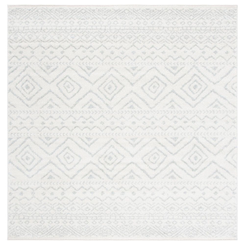 Safavieh Tulum Transitional 6"7" Square Ivory and Light Grey Area Rug, , large