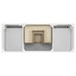 37B Kinsale 48" Single Bathroom Vanity Cabinet in Bright White with White Composite Stone Top and Backsplash, , large