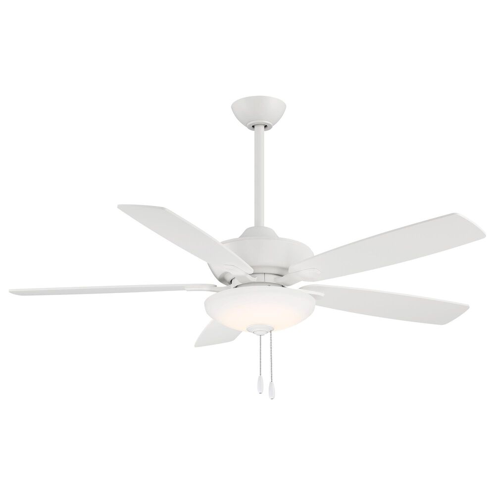 Minka-Aire Minute 52" Ceiling Fan with LED Light in Flat White, , large