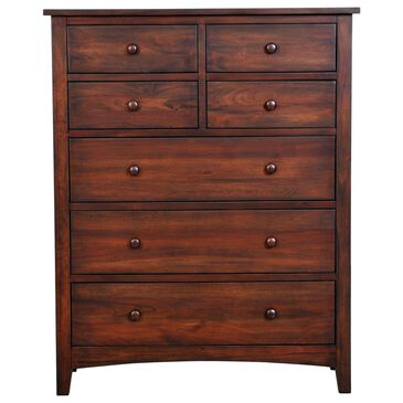 Napa Furniture Design Mahogany Expression 7-Drawer Chest in Rich Mahogany, , large