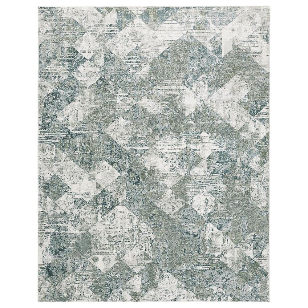 Feizy Atwell 3" x 5" Green and Multicolor Area Rug, , large