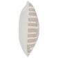 Classic Home Mateo 22" Square Throw Pillow in Natural and Ivory, , large
