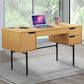 Valor Living Denmark Executive Desk in Natural, , large