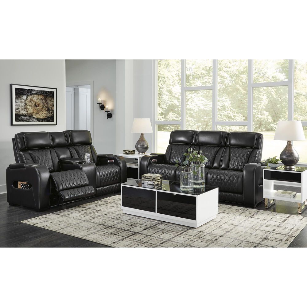 Ashley Boyington 2-Piece Power Reclining Living Room Set in Black, , large