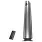 DREO Solaris 718 Ceramic Tower Indoor Electric Space Heater with Thermostat and Remote in Silver, , large