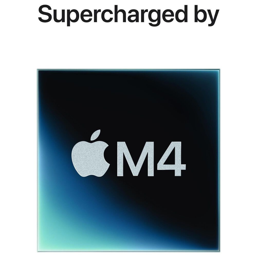 Apple Mac mini Desktop - Apple M4 chip - 10-core CPU - 16GB RAM - 10-core GPU - 256GB SSD in Silver with 3-Year AppleCare+, , large