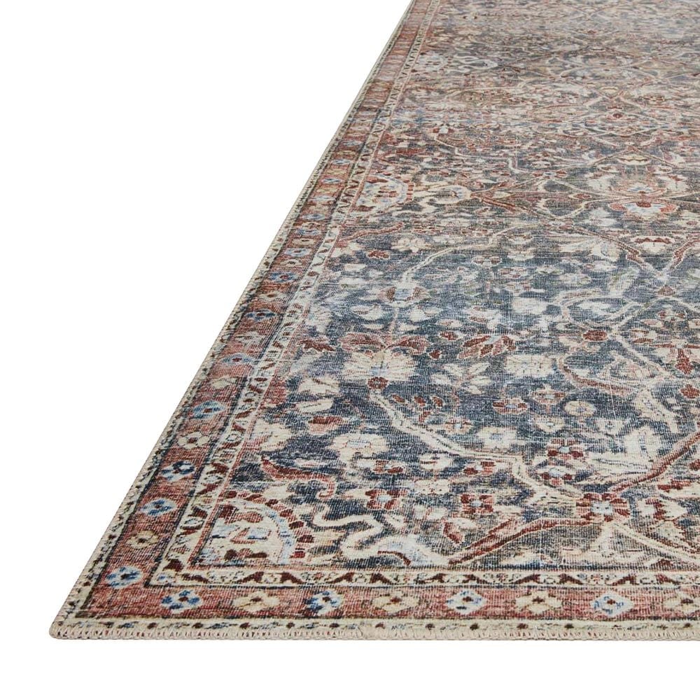Chris Loves Julia x Loloi Jules 2&#39;6&quot; x 12&#39; Denim and Spice Runner, , large