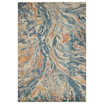 Kaleen Rugs Dasha Abstract 3"11" x 5"7" Multicolor Area Rug, , large