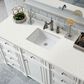 James Martin Vanities Bristol 60" Single Bathroom Vanity in Bright White with 3 cm Lime Delight Quartz Top and Rectangular Sink, , large