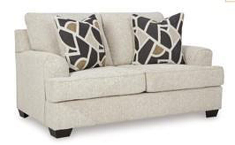 Ashley Heartcort Stationary Loveseat in Quartz, , large