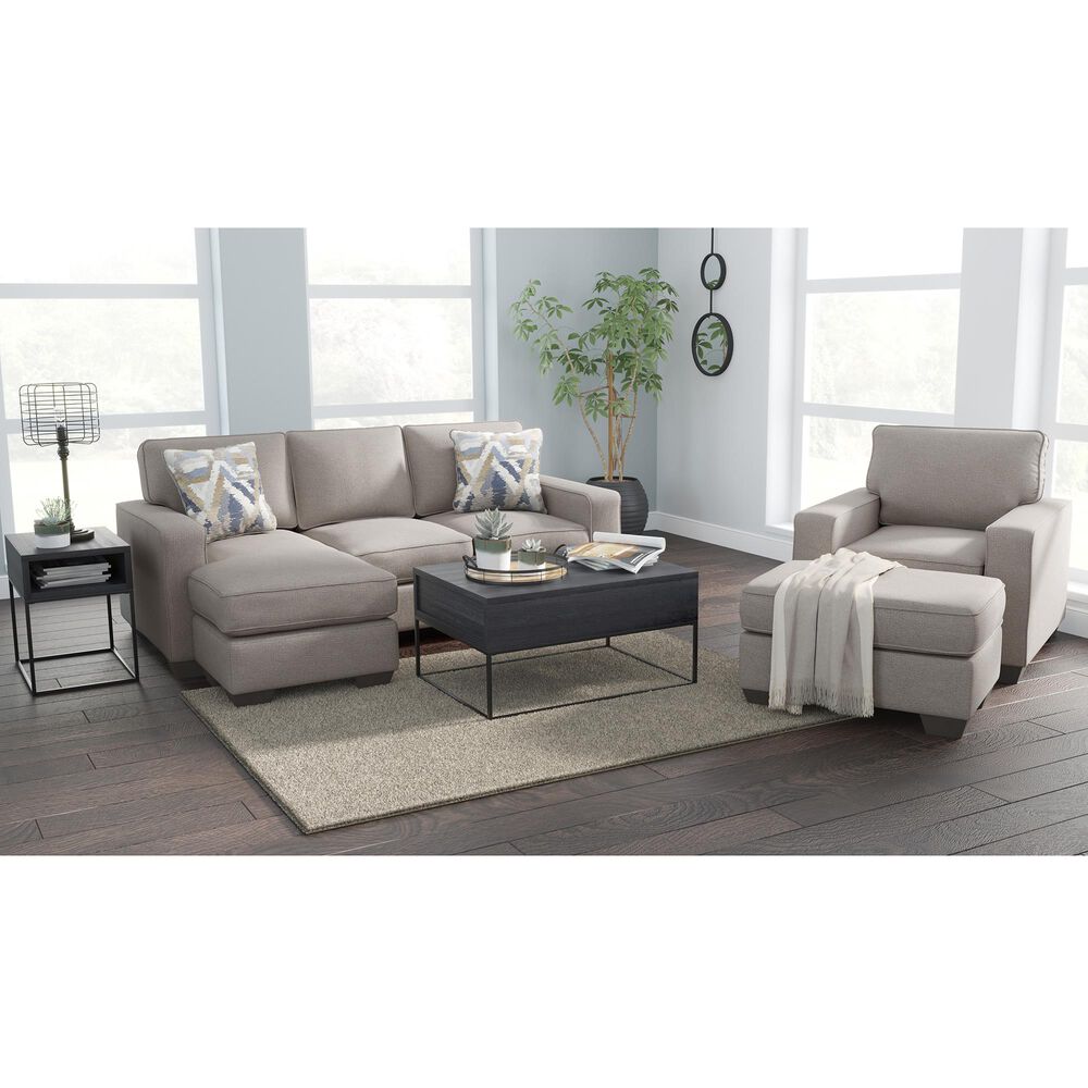 Signature Design by Ashley Greaves 2-Piece Left Facing Sofa Chaise in Stone, , large