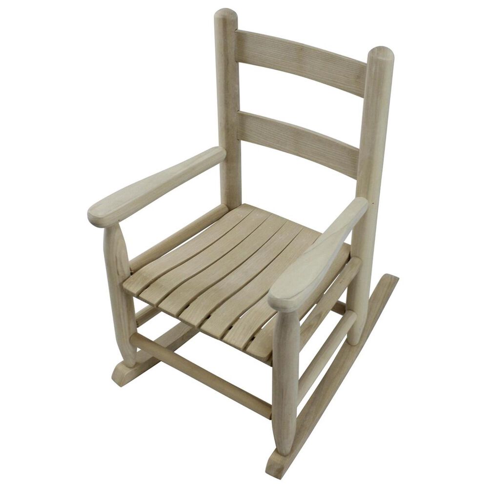 Lakeside Asheville Childs Rocking Chair in Unfinished, , large