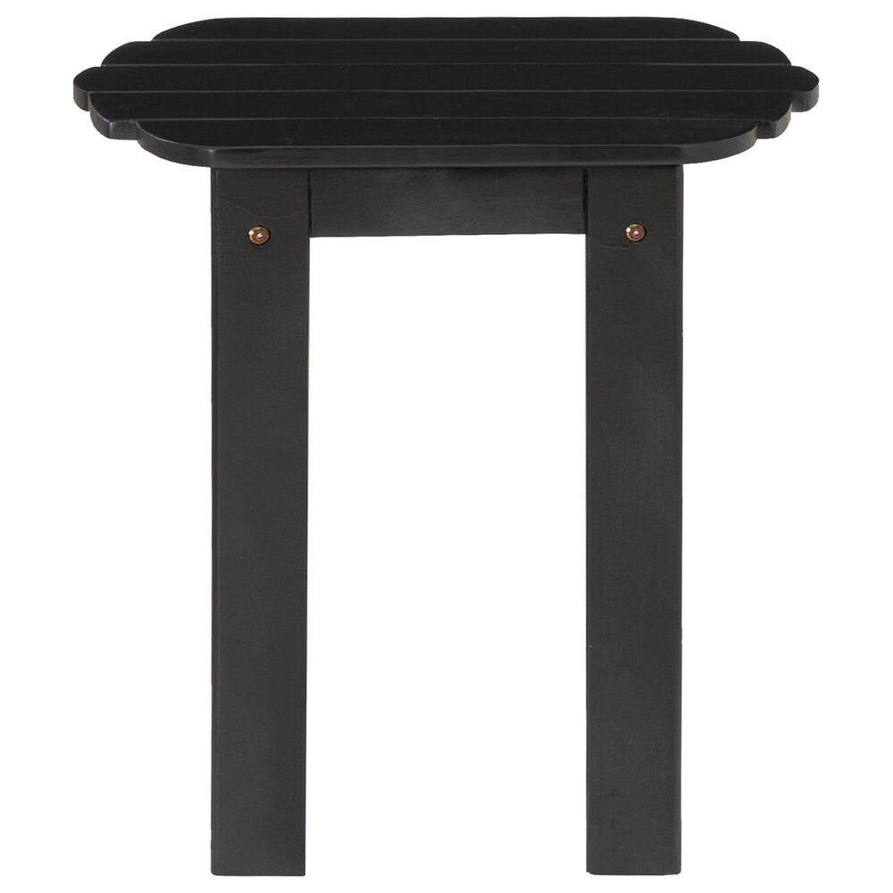 Linon Home Decor Adirondack End Table in Black, , large