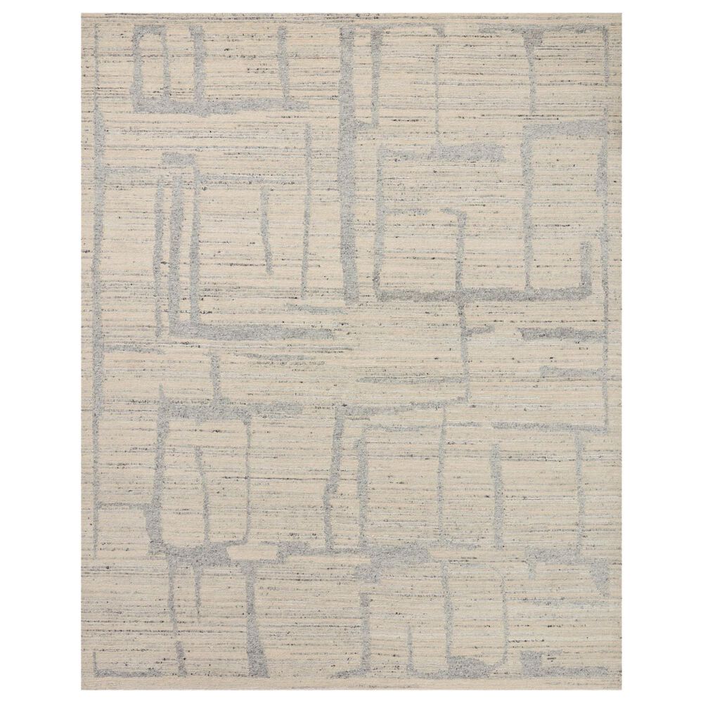 Loloi Raquel 4" x 6" Natural and Slate Area Rug, , large